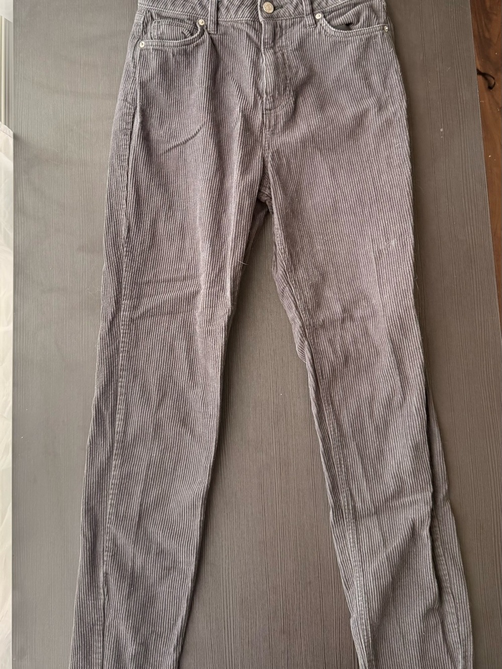 ✨5FOR25✨ BDG Gray Corduroy Mom High-Rise Jeans
